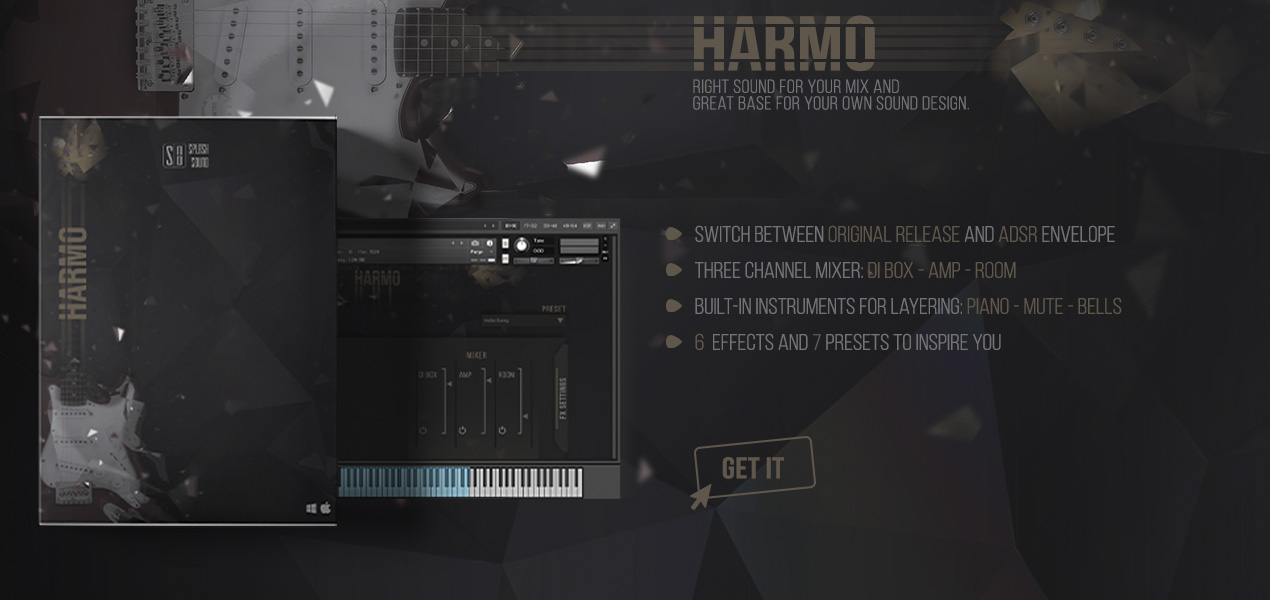 Brand new guitar harmonics library for KONTAKT - Harmo